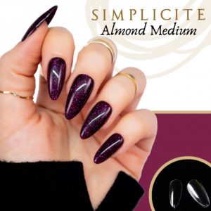 IKON.iQ full cover gel tipse Simplicite Almond medium