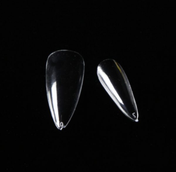 IKON.iQ FULL COVER GEL TIPS: Simplicite Siletto MEDIUM, 500 kom