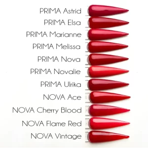 IKON.iQ Prima gel polish red colors