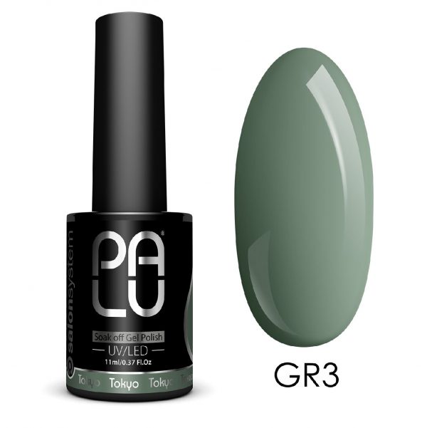 PALU gel polish trajni lak Tokyo green GR3 - 11 ml