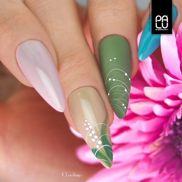 PALU gel polish Nairobi Havana NE8,-Toronto T4, Nairobi NR1,- London GR7,-matrix-white