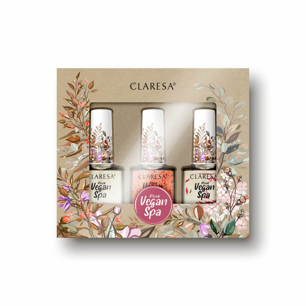Vegan SPA set za njegu noktiju Pink Power