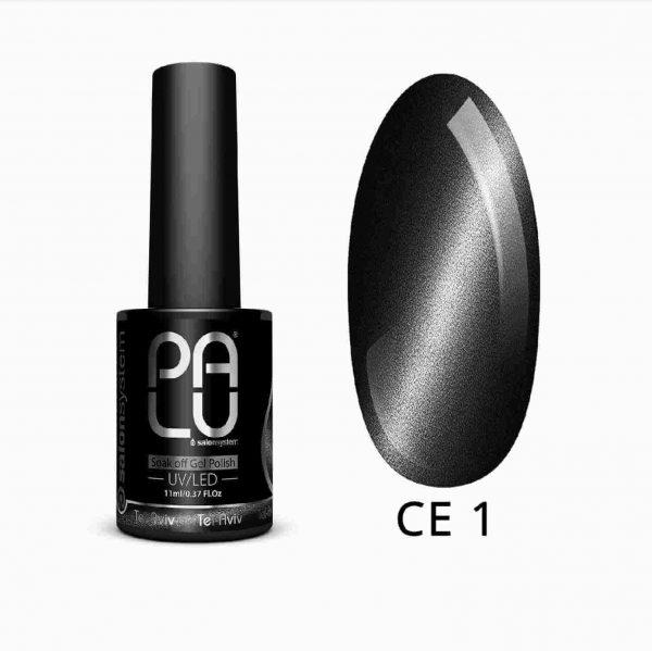 PALU gel polish trajni lak cat eye black CE1