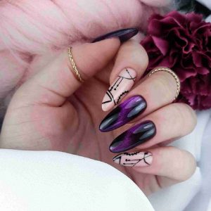 PALU gel polish trajni lak cat eye orchid CE3