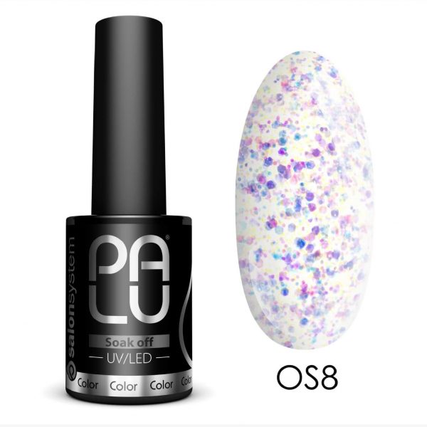 PALU gel polish trajni lak Oslo shining glitter OS8