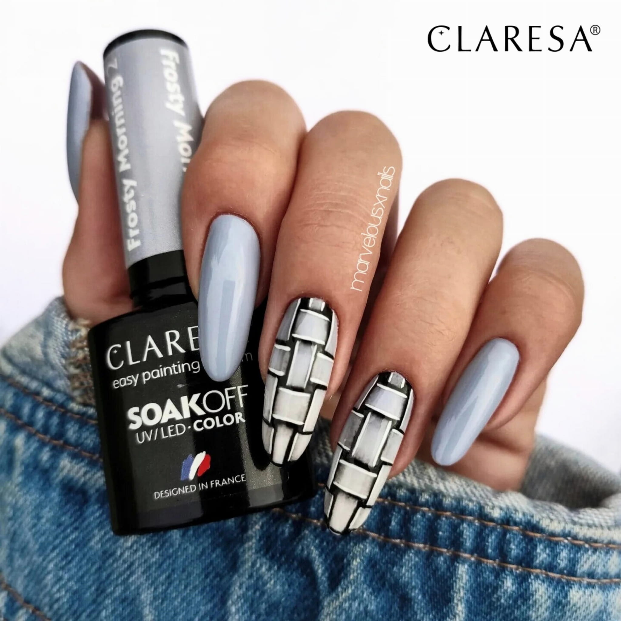 Claresa gel polish Frosty Morning 2