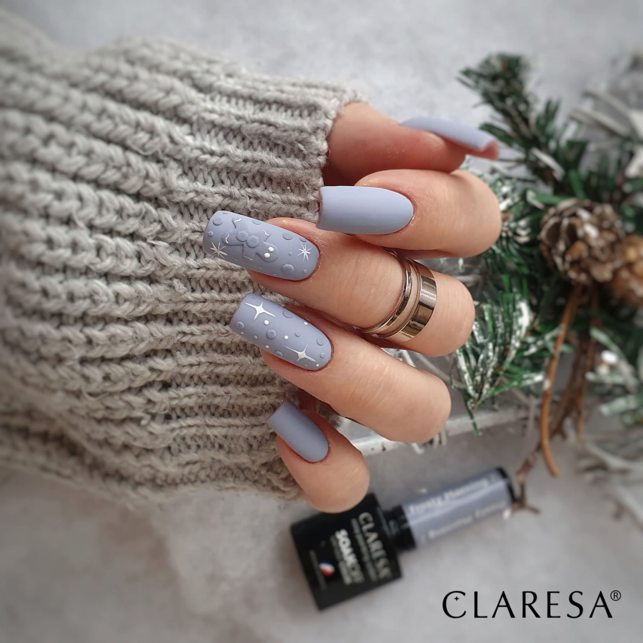 Claresa gel polish Frosty Morning 2