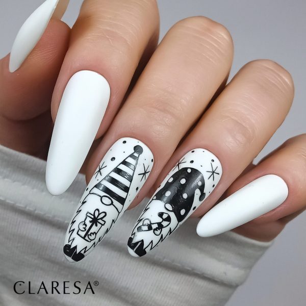Claresa gel polish White-1000,-Paint-Gel-Black