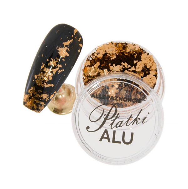 Ukrasi za nokte nail art Alu metalik 3