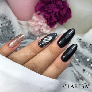 Claresa trajni lak gel polish Black 900
