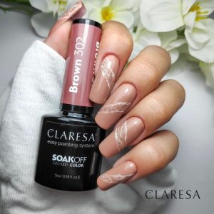 Claresa trajni lak gel polish Brown 302