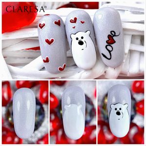 claresa-Frosty Morning-5,-Kiss-Me-6,-white-i-black-paint