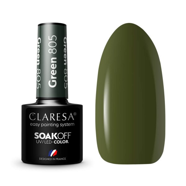 Claresa trajni lak gel polish Green 805