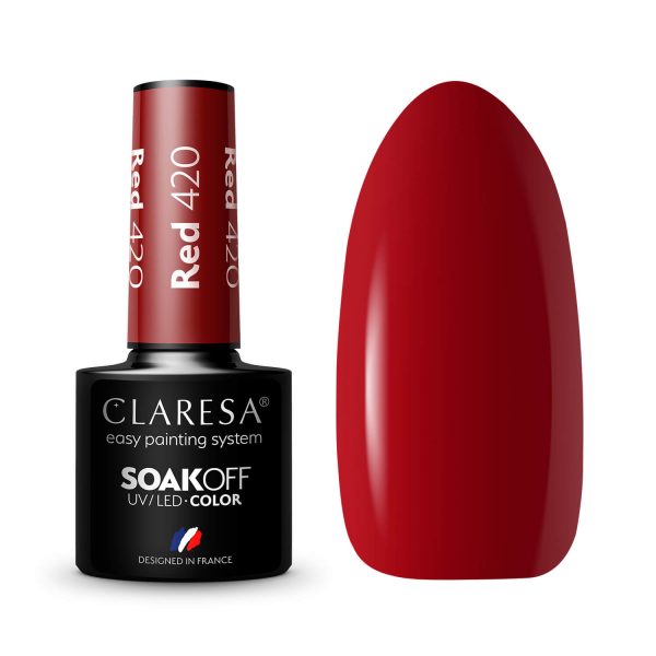 Claresa trajni lak gel polish Red 420