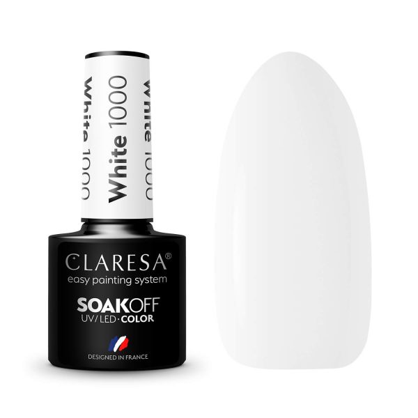 Claresa trajni lak gel polish White 1000