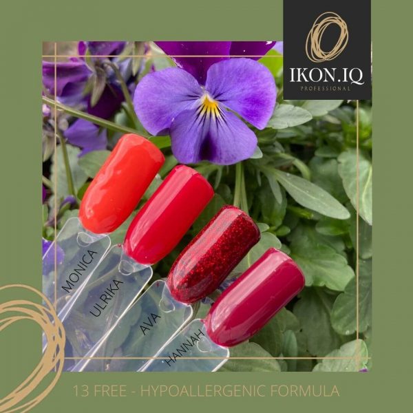 IKON.iQ Prima gel polish Monica Ulrika Ava Hannah