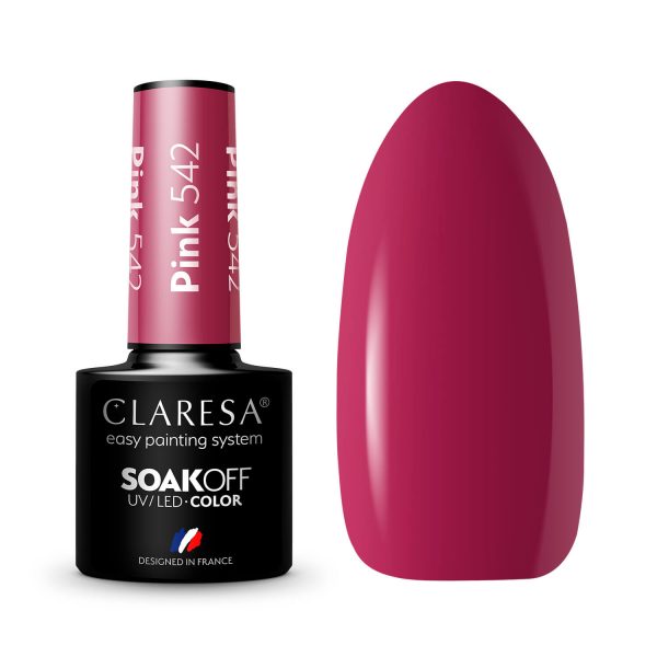Claresa trajni lak gel polish Pink 542