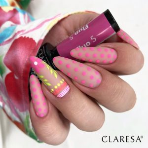 Claresa gel polish Fluo-1,2,4,5,6