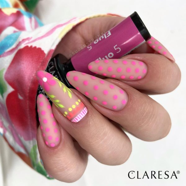 Claresa gel polish Fluo-1,2,4,5,6