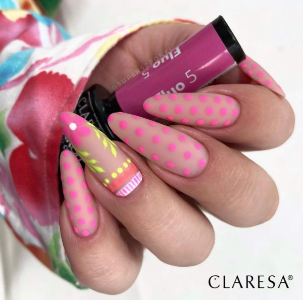 Claresa trajni lak gel polish Fluo 5
