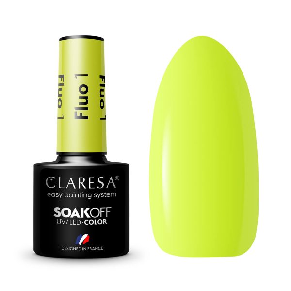 Claresa trajni lak gel polish Fluo 1