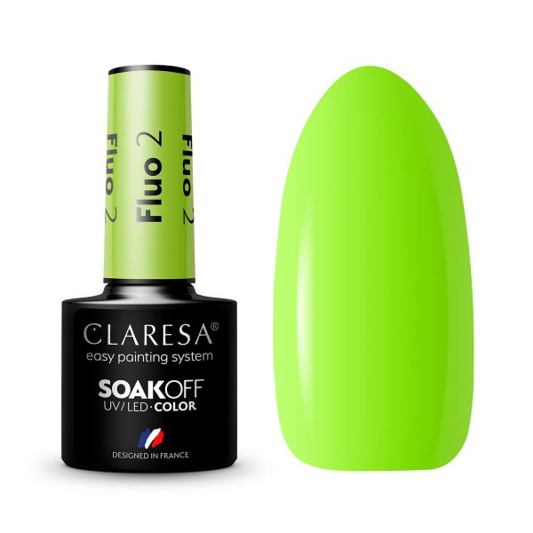 Claresa trajni lak gel polish Fluo 2