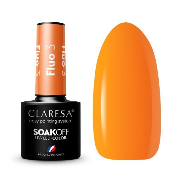 Claresa trajni lak gel polish Fluo 3