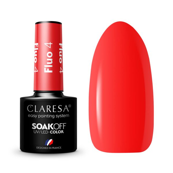 Claresa trajni lak gel polish Fluo 4