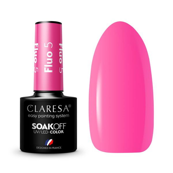 Claresa trajni lak gel polish Fluo 5