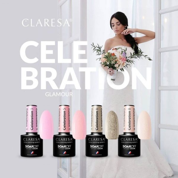 Claresa gel polish kolekcija Celebration
