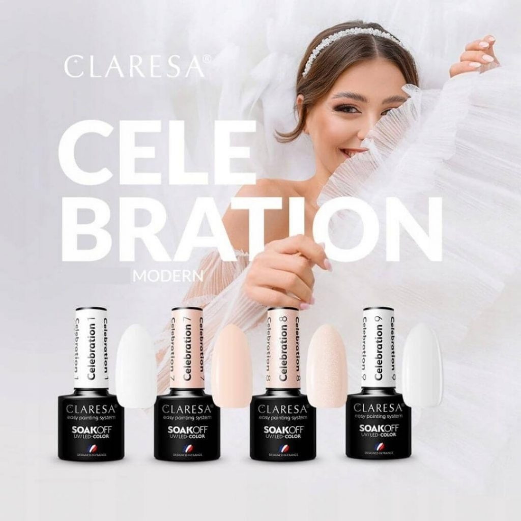 Claresa gel polish kolekcija Celebration