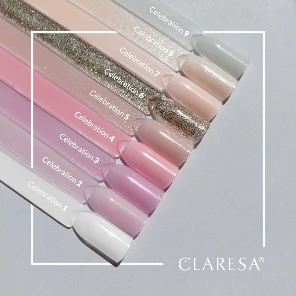 Claresa gel polish kolekcija Celebration
