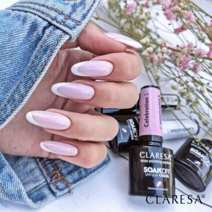 Claresa gel polish Celebration- 1, 3, 6-french