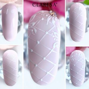 Claresa gel polish Celebration 2,-Paint-Gel-White--stylizacja