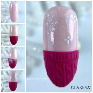 Claresa gel polish Celebration 2,-top-glitter-silver,-love-story-7