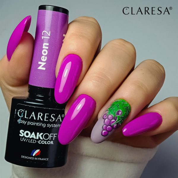Claresa gel polish Neon 12,-Frosty-Morning-10