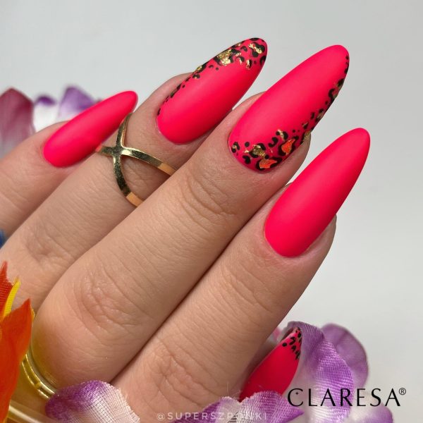 Claresa gel polish Neon 14,-top-mat,-pani-black