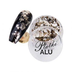 Ukrasi za nokte nail art Alu metalik 9