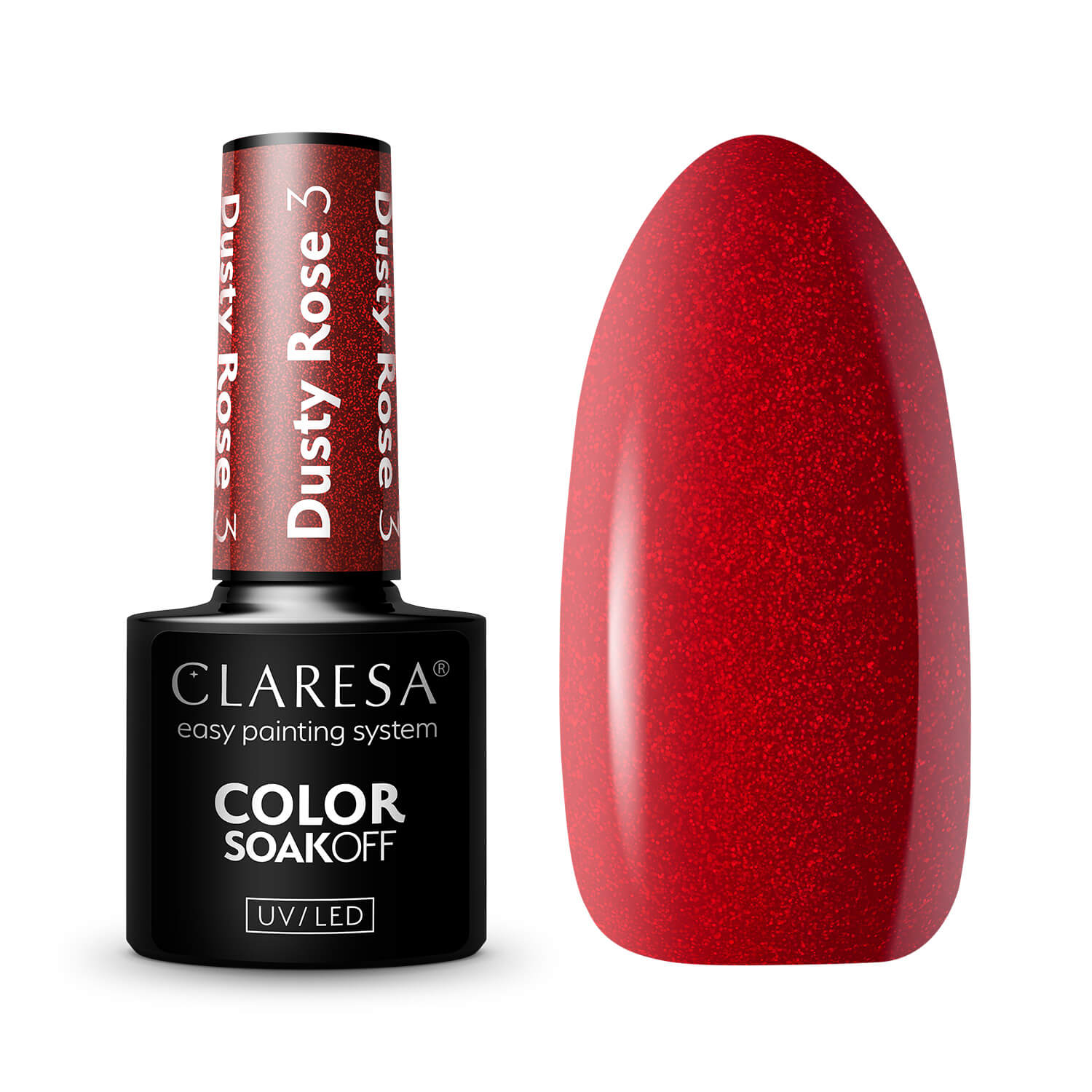 Claresa trajni lak gel polish Dusty Rose 3