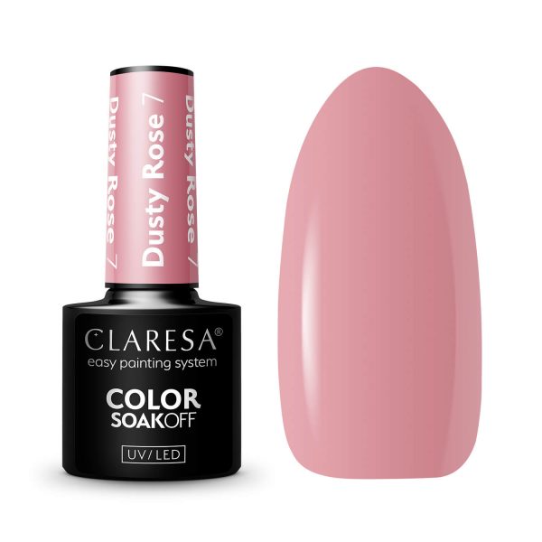 Claresa trajni lak gel polish Dusty Rose 7