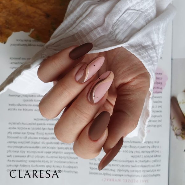 Claresa gel polish Perfect Nude 3,-5,-top-matt-