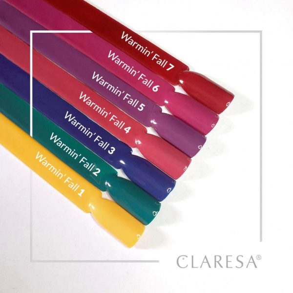 Claresa kolekcija trajni lak gel polish Warmin’ Fall