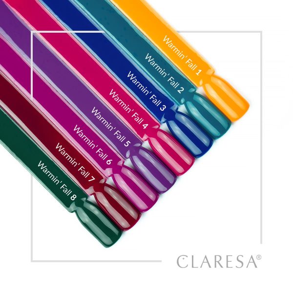 Claresa gel polish Warmin’ Fall boje kolekcija