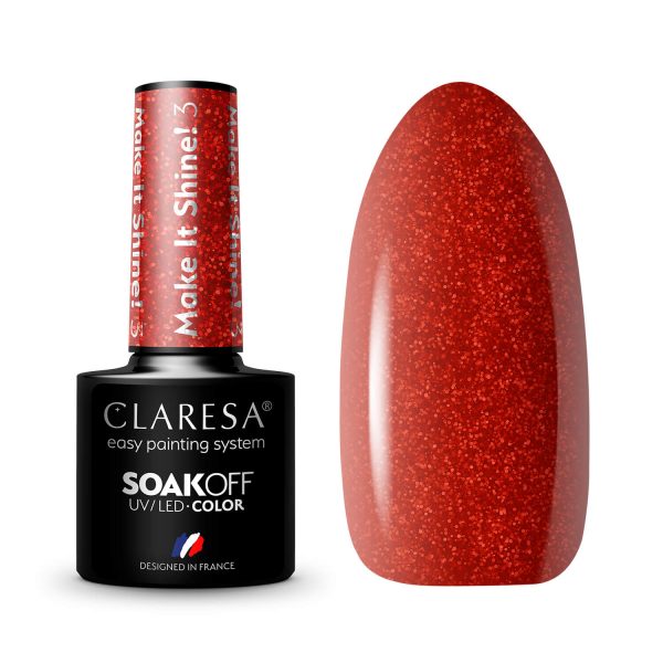 Claresa trajni lak gel polish Make it Shine! 3