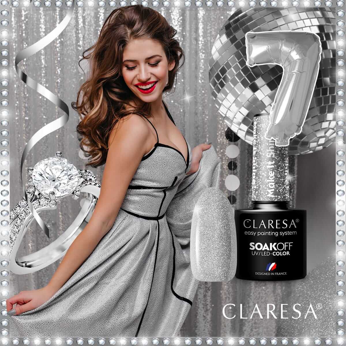 Claresa trajni lak gel polish Make it Shine! 7