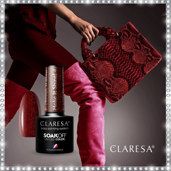 Claresa trajni lak gel polish Make it Shine! 4