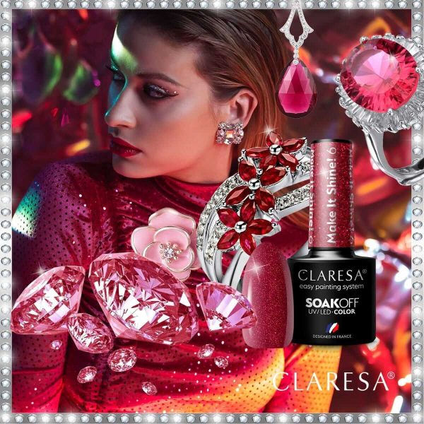 Claresa trajni lak gel polish Make it Shine! 6