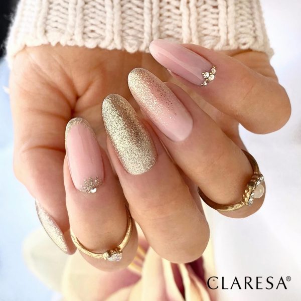 Claresa gel polish Sparkle 4, nude 122