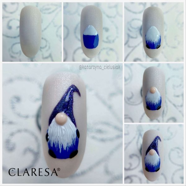 Claresa trajni lak gel polish Sparkle 12, Celebration 8, Blue 711