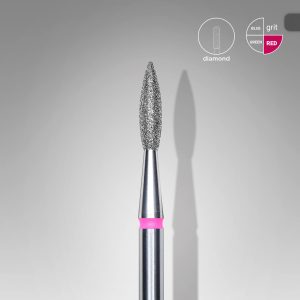 Staleks Expret dijamantni nastavak Pointed Flame Red 2.1/8 mm